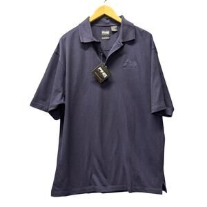 Ping Collection Polo Shirt Mens Large Blue AMERICAN TRIM Dry Fiber Dynamics NEW